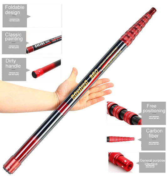 JOSBY Carbon Folding Landing Net 3-4m