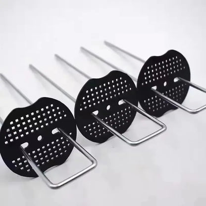 Garden Stakes Galvanized Landscape Staples,U-Type Turf Staples for Artificial Grass, Rust Proof Sod Pins Stakes Tent Peg Nails