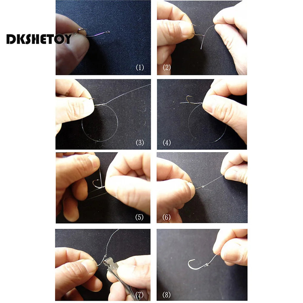 Barbed Fishing Hook Kit with Box (100-1000 Pack)