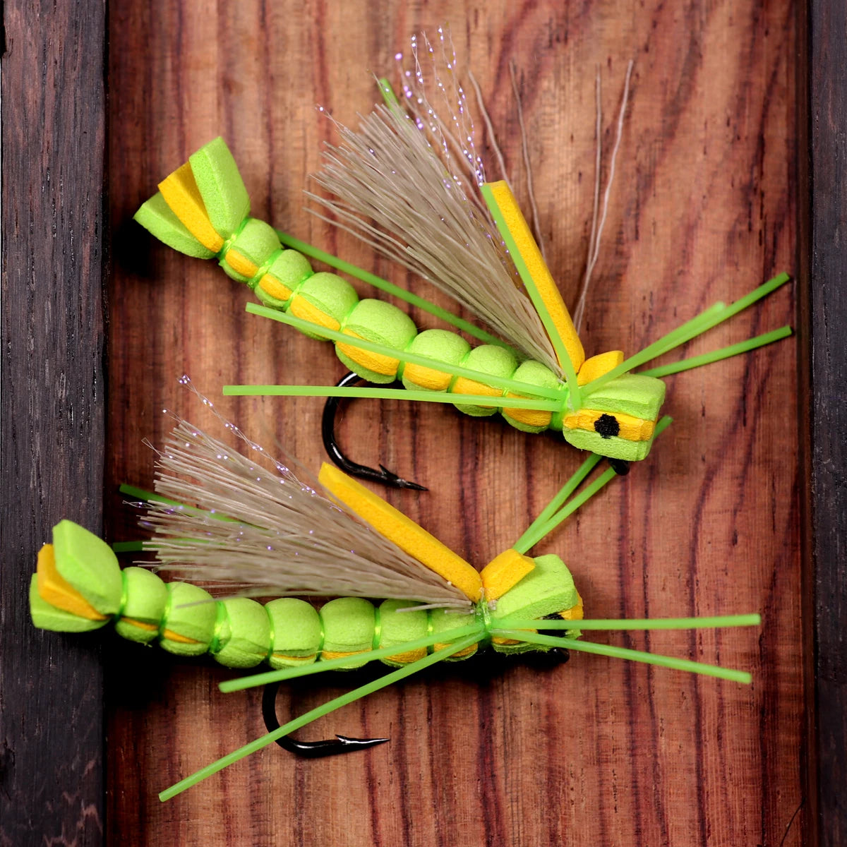 Bimoo Madam Spider Foam Hopper Flies (4 Pack)