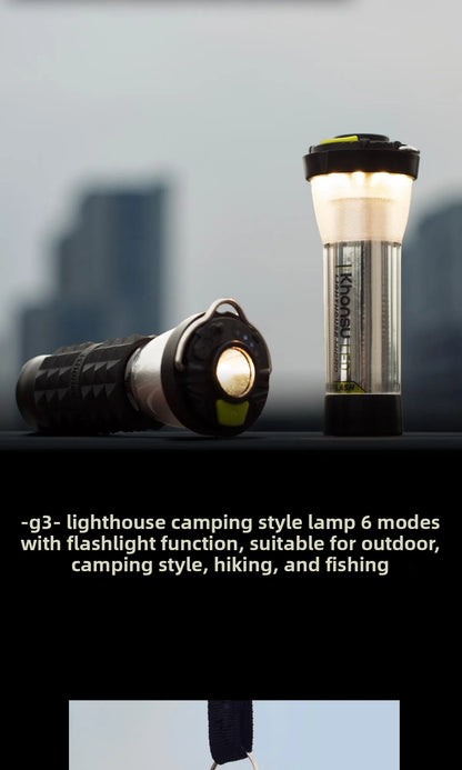 3000mAh Lighthouse LED Camping Lantern