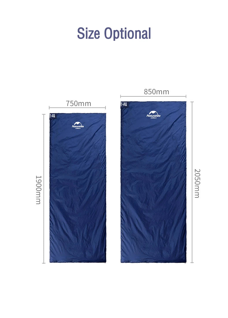 NaturehikeLW180 Sleeping Bag Ultralight Portable Sleeping Bag Spring Summer Sleeping Bag Outdoor Hiking Camping Travel Equipment