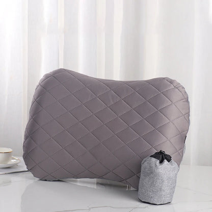 Outdoor Travel Portable Inflatable Pillow Outdoor Cushion Camp Beach Car Hotel Foldable Headrest Sleep Tent Use Accessories