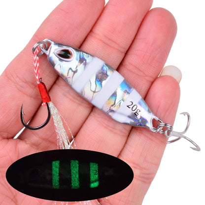 Metal Jigging Spoon Lures (10-40g)