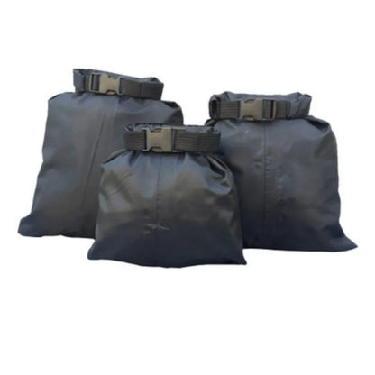 Homefish 3Pcs Set 30D Nylon Lightweight Dry Sack Waterproof Storage Bags 1.5L 2.5L 3.5L For Drifting Swimming Camping Travel