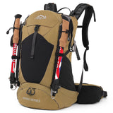 Mountaineering backpack 35 liters men's and women's outdoor sports bag waterproof camping hiking rain