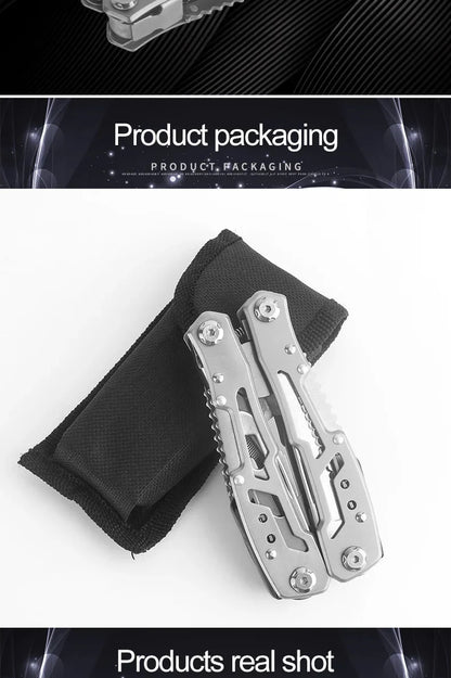 Multi-tool Pliers Outdoor Combination Knife Pliers Stainless Steel Folding Portable Multi-purpose Camping Survival Pliers Tools
