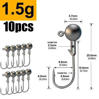 MrLurion Jig Head Hooks (1g-28g)