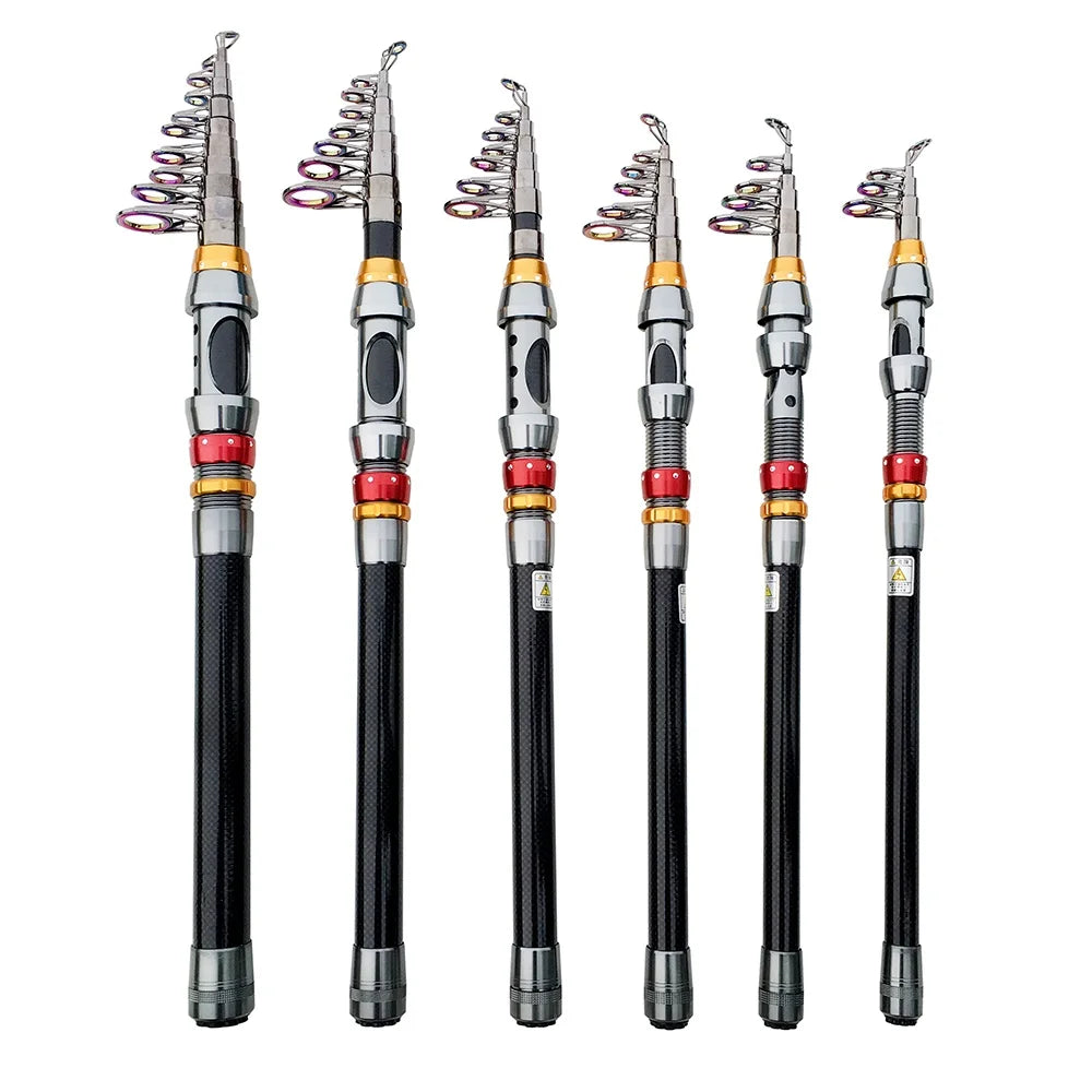 Carbon Fiber Telescopic Rod & Reel Combo (1.8 to 3.6m)