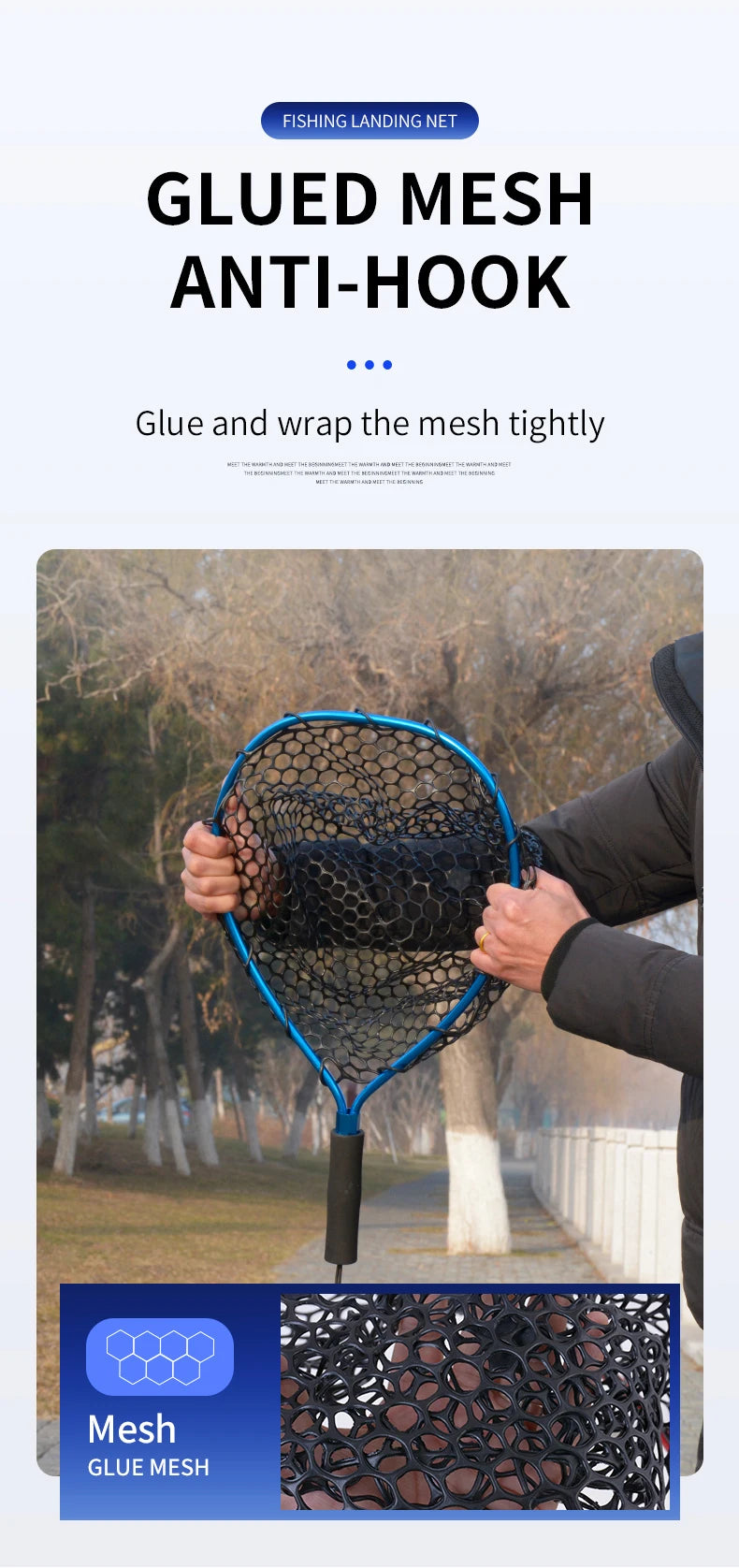 TAIYU Ultralight Silicone Mesh Landing Net