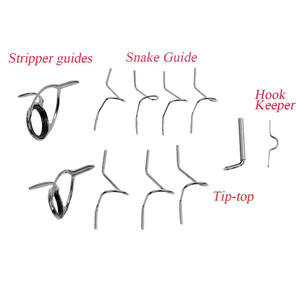 Fly Rod Guide Building Set for 9ft 4-6WT (11 Pieces)