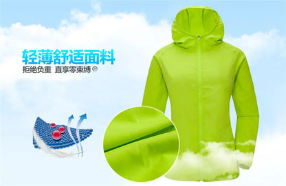 Waterproof Quick-Dry Camping Rain Jacket