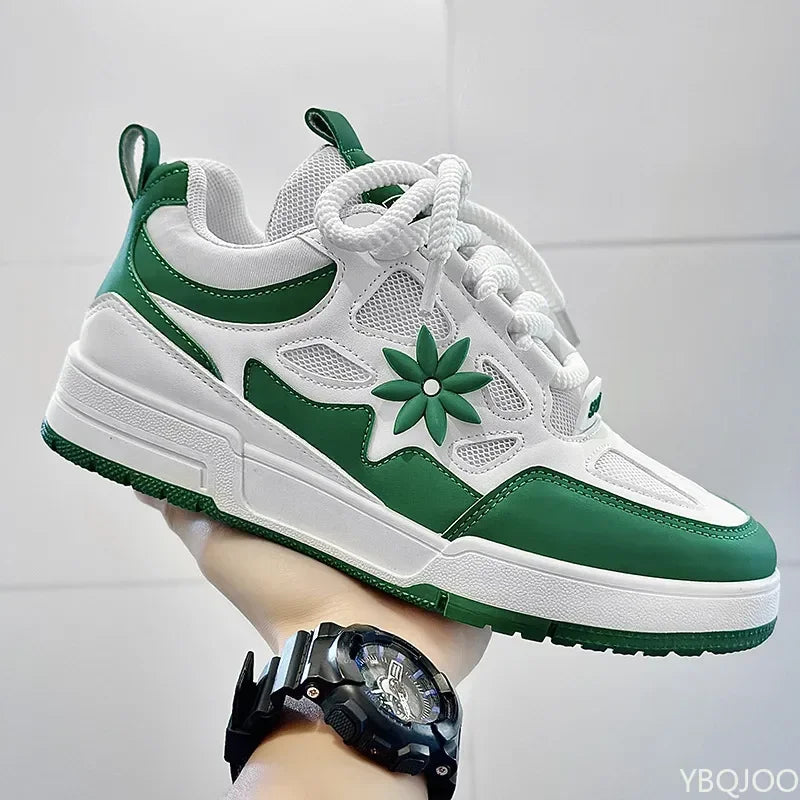 Men’s Platform Vulcanized Sneakers – Thick Sole Breathable Casual Sports Shoes | Wear-Resistant Fashion Trainers