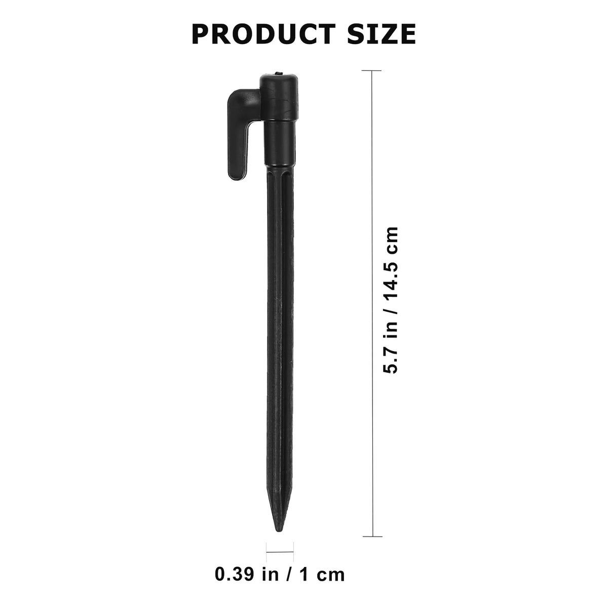 50 Pcs Tent Pegs Anti Wind Ground Stakes Camping Tools Outdoor Fixing Nails Plastic Tent Accessories Camping Hiking Gear