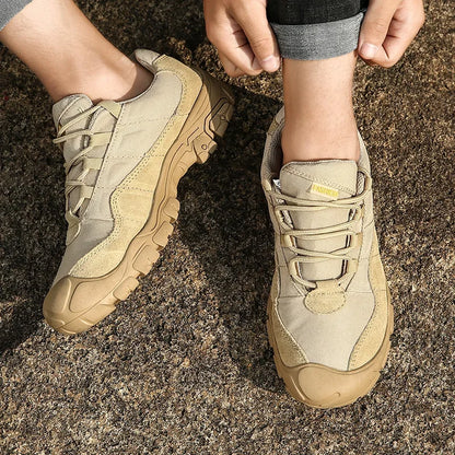 Men’s Outdoor Hiking Shoes – Anti-Slip Thick Sole Trekking Boots | Durable Walking & Exercise Sneakers