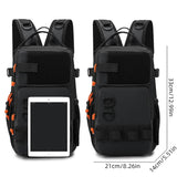 Lure Fishing Backpack with Rod Holders Outdoor Hiking Camping Hunting Rucksack Multifunctional Molle Travel Sports Fanny Pack