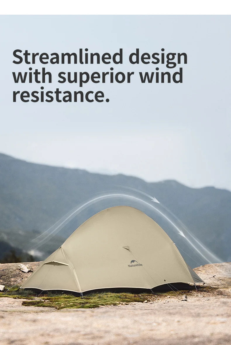 Naturehike Cloud Up 2 Pro Two Person Hiking Tent Lightweight Outdoor Camping Professional Camping Equipment