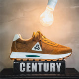 2025 Men’s Breathable Casual Sneakers – Fashionable Thick-Soled Sports Shoes