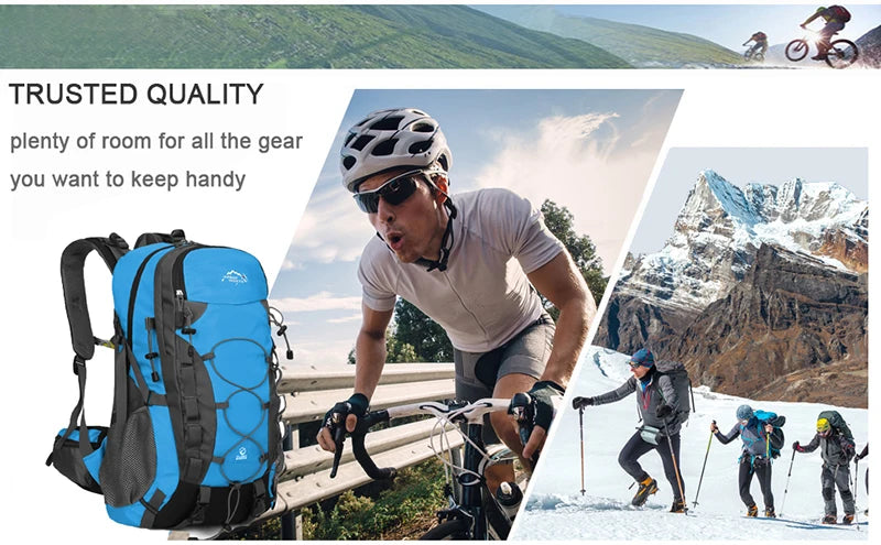 Hiking Storage Backpack Sturdy 40 Liter Bag Travel Tactical Backpack Trekking Backpack Mountaineering Hiking Camping Backpack