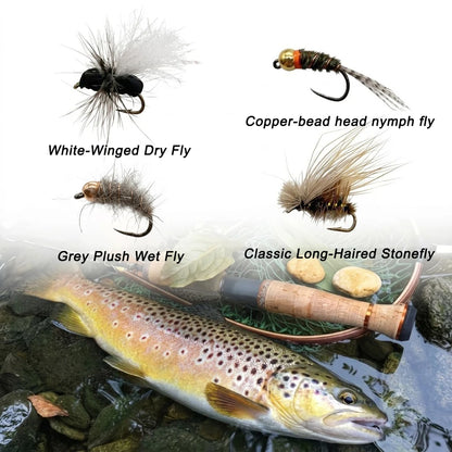 12-Fly Assortment with Waterproof Box