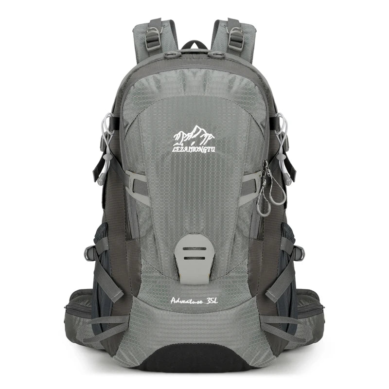 New Cross-Border Outdoor Hiking Backpack: Mountaineering & Cycling Double-Shoulder Bag with Floating Suspension System, 50L Capa