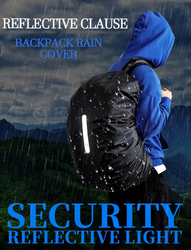 Waterproof Backpack Cover Ravel Safety Outdoor Backpack Cover Waterproof Rain Cap Cover