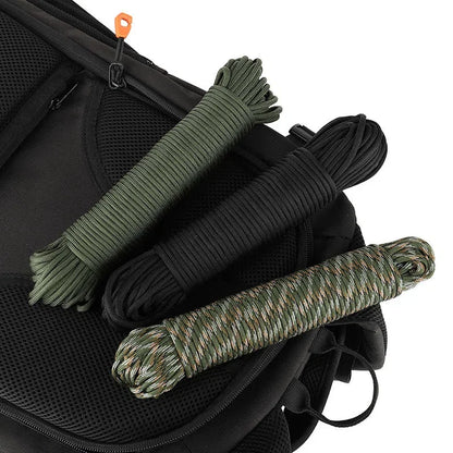 6 Kindling 550 25/100FT 10-Core Paracord 4mm Outdoor Camping Survival Tool Fit PE Fire Rope Fishing Cotton Line Parachute Hiking