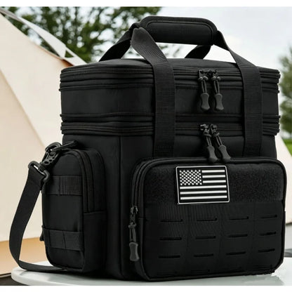 18L Outdoor Insulated Cooler Bag Tactical Lunch Box For Men Expandable Work Camping Outdoor Picnic Leakproof Thermal Bag