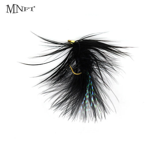 MNFT Black Beadhead Woolly Buggers (10 Pack)