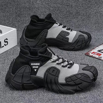 Men's new 2025 comfortable, lightweight, thick sole, high-resistance, anti-slip, wear-resistant sports and casual men's shoes