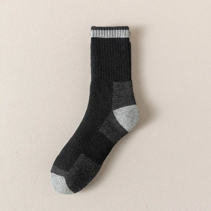 Winter Merino Wool Socks Thickened Warm Moisture Wicking Hiking Socks Men Women Thermal Breathable Durable Cycling Outdoor Socks