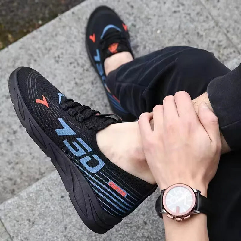 Men’s Casual Sports Shoes – Breathable Outdoor Running Sneakers for Summer Walking & Everyday Comfort