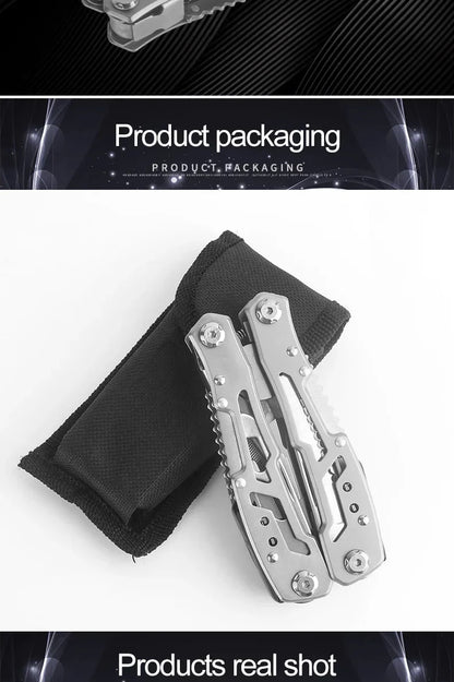 Multi-tool Pliers Outdoor Combination Knife Pliers Stainless Steel Folding Portable Multi-purpose Camping Survival Pliers Tools