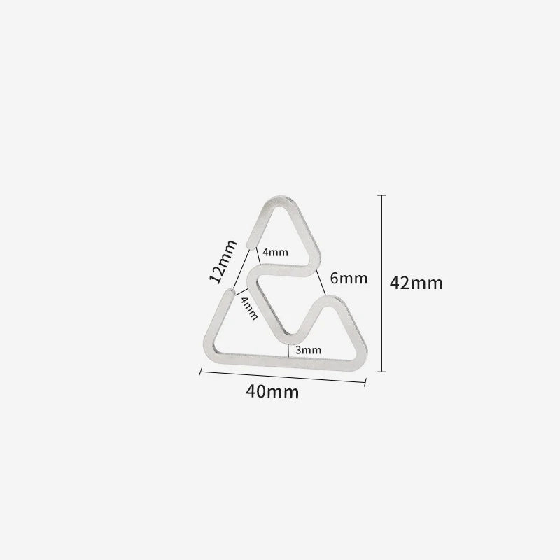Outdoor Camping Multifunctional Integrated Hook Metal Tent Lamp Rack Double-headed Hanger Bidirectional Return Hook Outdoor Camp