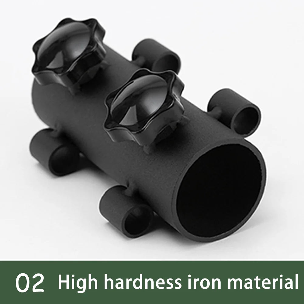 Outdoor camping adjustable canopy pole holder large diameter bracket camping tent canopy accessories strut fixing tube base