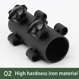 Outdoor camping adjustable canopy pole holder large diameter bracket camping tent canopy accessories strut fixing tube base
