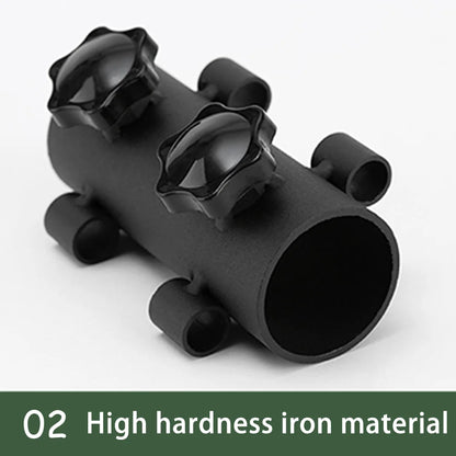 Outdoor camping adjustable canopy pole holder large diameter bracket camping tent canopy accessories strut fixing tube base