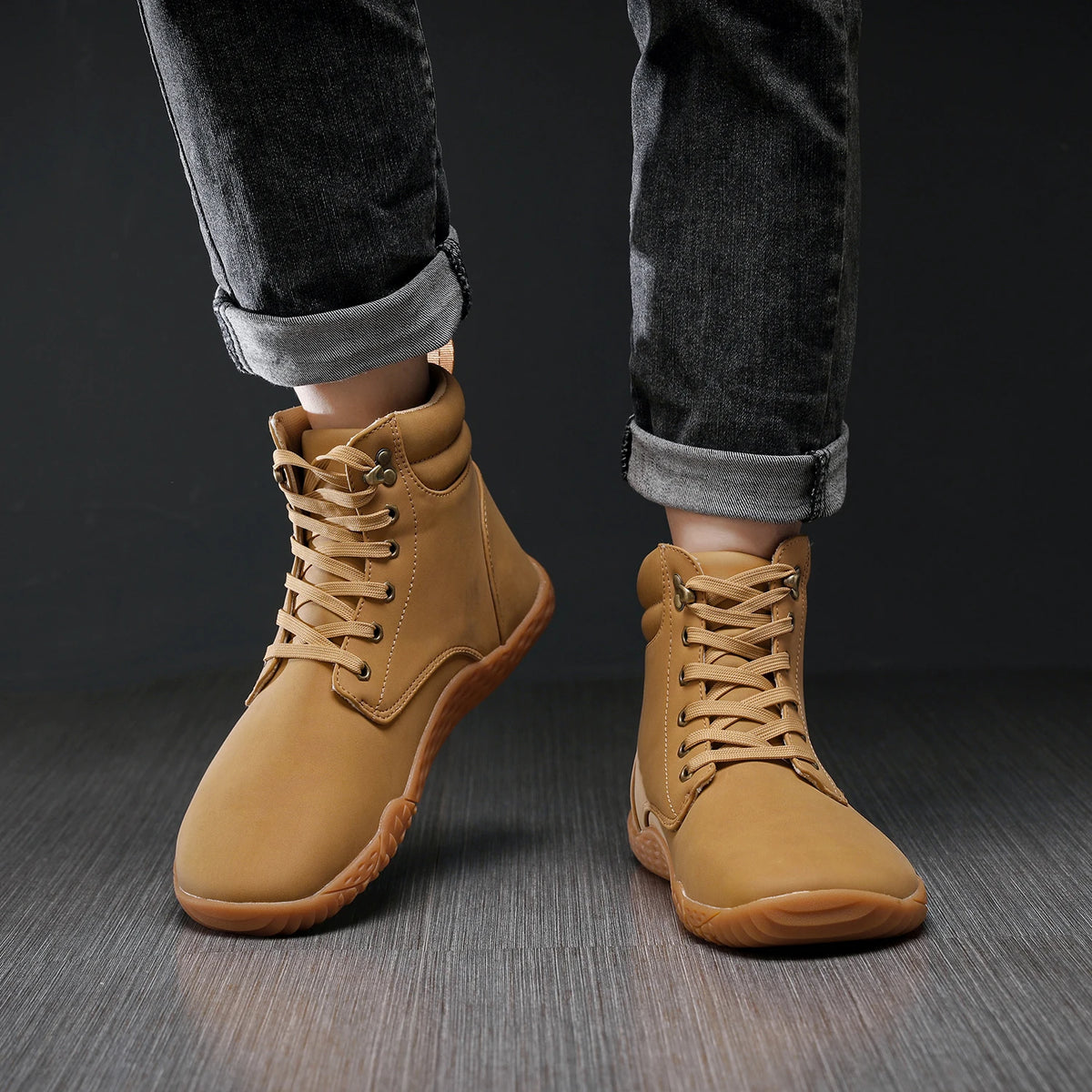 Men’s Wide Barefoot Boots – Outdoor Trail Running & Minimalist Walking Shoes, Lightweight Breathable Non-Slip Sneakers