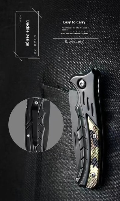 Outdoor Portable Folding Pocket Tool Knife Camping Survival EDC Cutting Tool for Daily Use