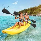 2-in-1 Adjustable Kayak Paddle – Single & Double Head Fishing Oar with Ergonomic Quick-Release Design