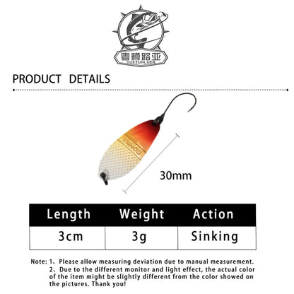 Colorful Copper Stream Spoons 3g