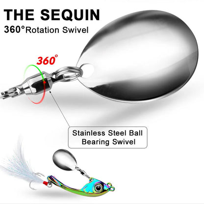 SANMO Metal VIB Spinner Bait (7-15g)