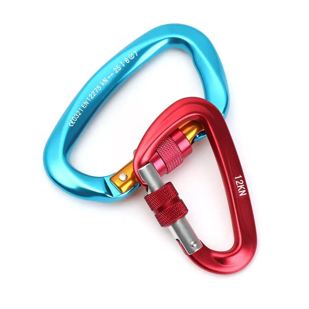 Quality Aluminum Security Master Lock Accessories Mountaineering Protective Equipment Professional Carabiner Climbing Key Hooks