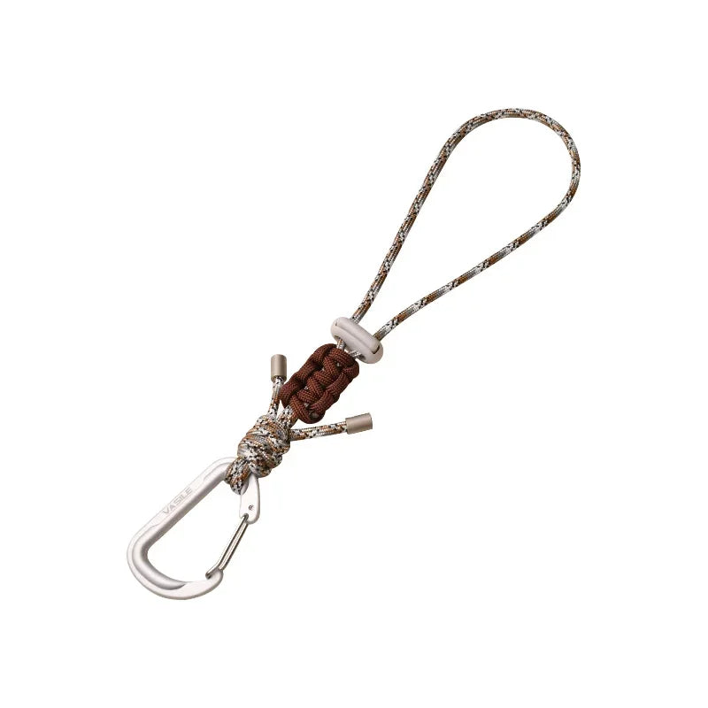 Quick-Release Paracord Water Bottle Hang Buckle Carabiner Portable Clip Multifunctional Hook for Outdoor Hiking Backpack