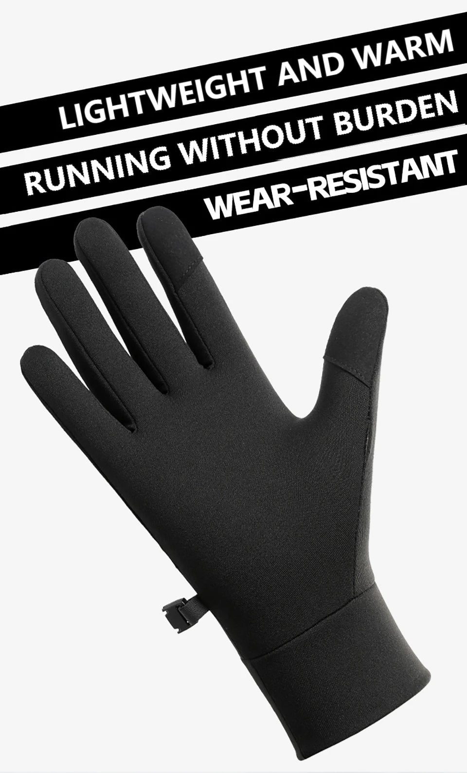 KoKossi Winter Waterproof Cycling Gloves Anti-Slip Thermal Gloves Touch Screen Running Cycling Driving Ski Hiking Warm Glove