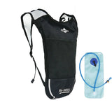 Hydration Backpack Pack W/ 2L Hydration Bladder Lightweight Breathable Water Backpack 3 Layer Pockets for Hiking Running Cycling