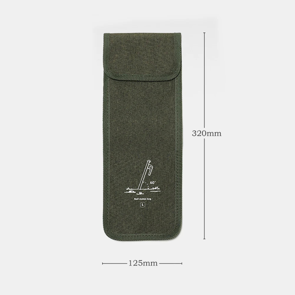 Outdoor Camping Equipment Stake Storage Bags Tent Accessories Hammer Wind Rope Tent Pegs Nails Storage Bag