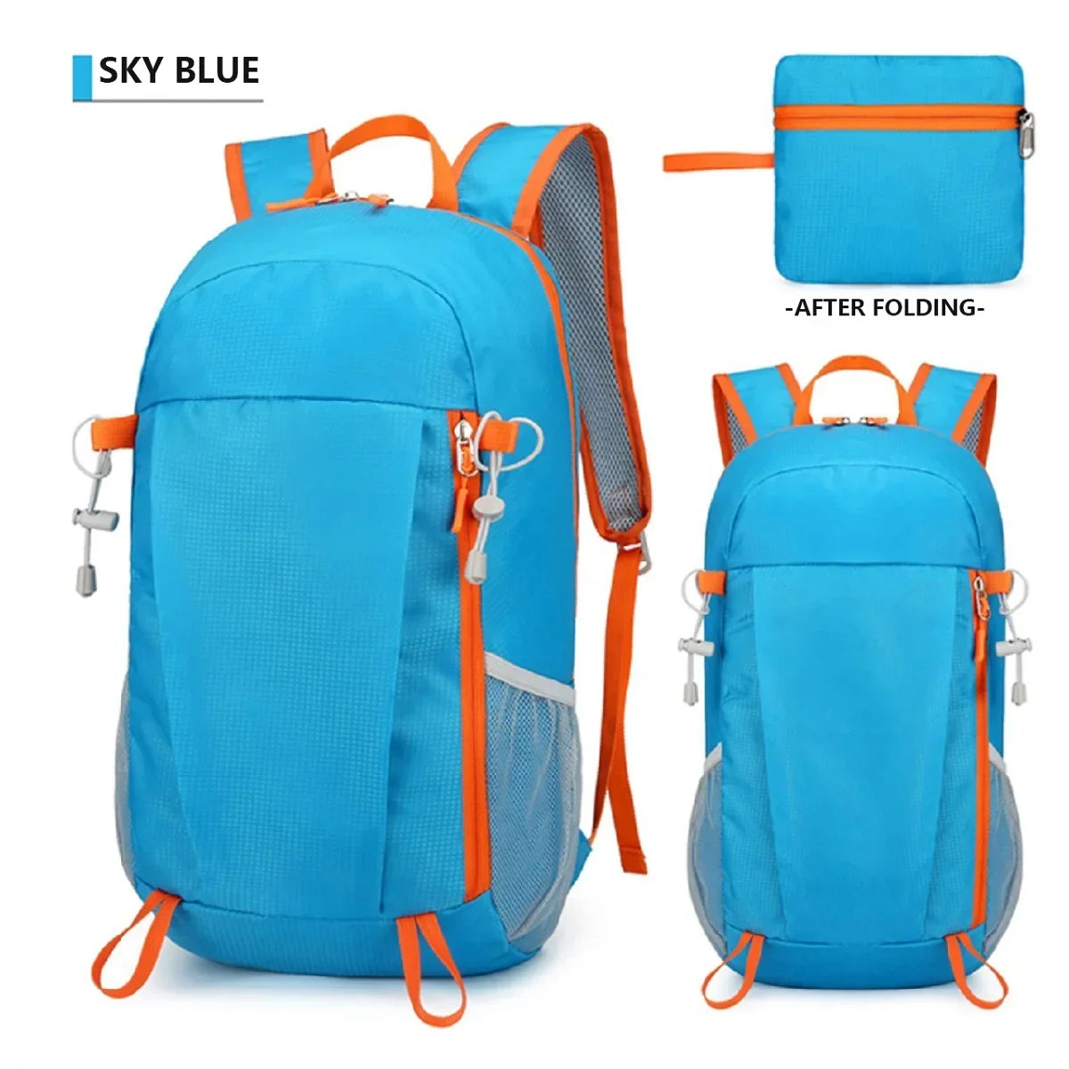 Outdoor Foldable Mountaineering Bag, New Travel Waterproof Storage Backpack, Men's and Women's Sports Bag