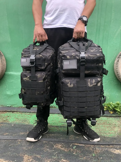 25L/50L Waterproof Tactical Hiking Backpack