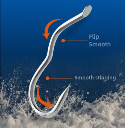 Carbon Steel Fishing Hook Assortment (300/500 Pack)